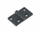 Reinforced Nylon Leaf Hinge, Black - 38/67mm